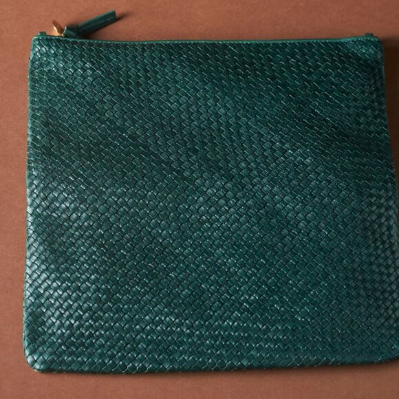 Clare V. Foldover Clutch - Green - Picture 3 of 4